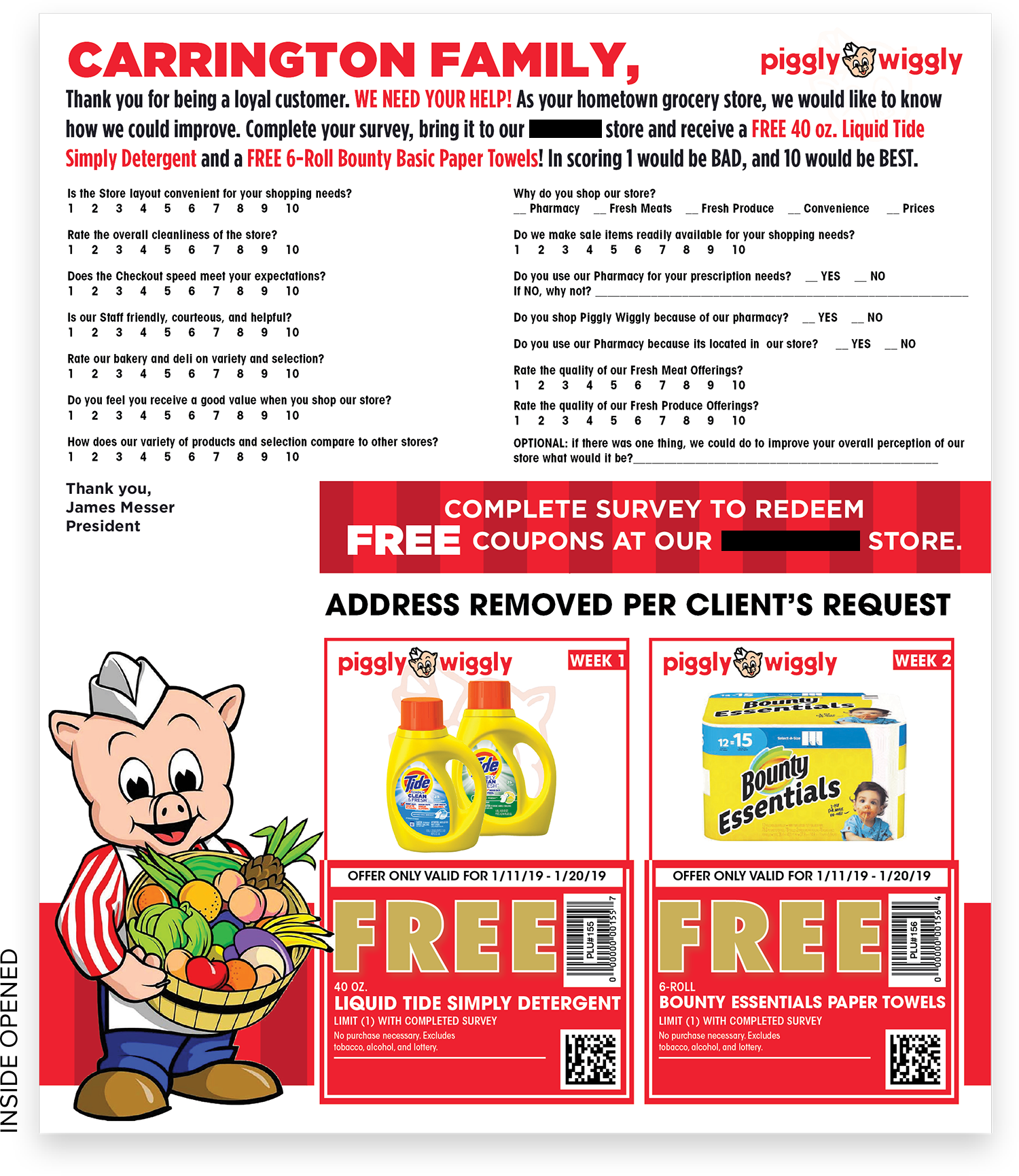 Piggly Wiggly Survey