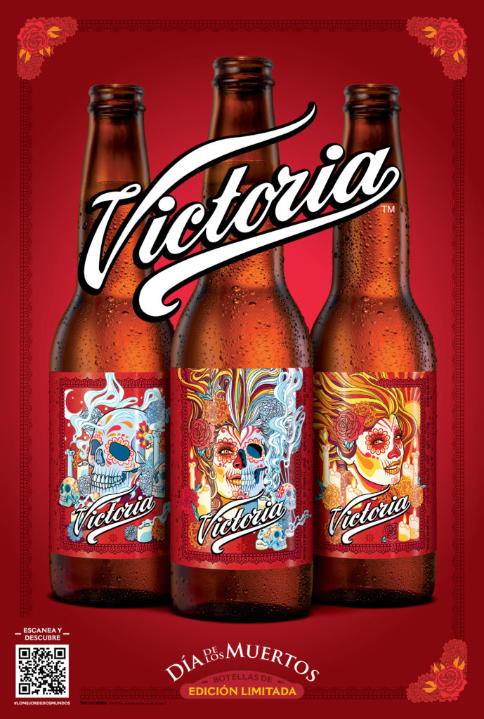 Victoria Day of the Dead Bottle Labels