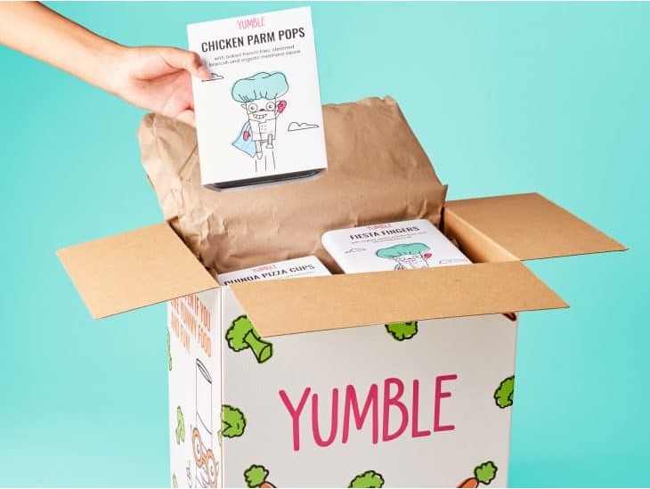 Yumble offers healthy pre-made meals for kids delivered via a subscription service